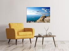 Laden Sie das Bild in den Galerie-Viewer, Leinwandbild Die Möwen und das Meer