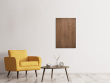 Laden Sie das Bild in den Galerie-Viewer, Leinwandbild Teak-Holz