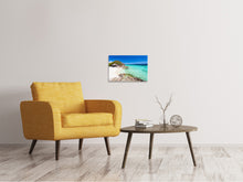 Laden Sie das Bild in den Galerie-Viewer, Leinwandbild Das Haus am Strand