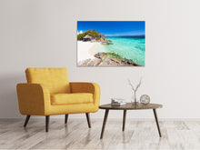Laden Sie das Bild in den Galerie-Viewer, Leinwandbild Das Haus am Strand