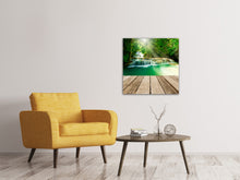 Laden Sie das Bild in den Galerie-Viewer, Leinwandbild Wasserfall Thailand