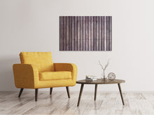 Laden Sie das Bild in den Galerie-Viewer, Leinwandbild Holzwand