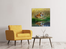 Laden Sie das Bild in den Galerie-Viewer, Leinwandbild Der Tiger