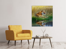Laden Sie das Bild in den Galerie-Viewer, Leinwandbild Der Tiger