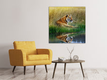 Laden Sie das Bild in den Galerie-Viewer, Leinwandbild Der Tiger