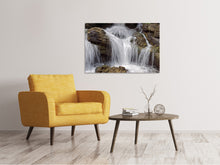 Laden Sie das Bild in den Galerie-Viewer, Leinwandbild Wasserfall XXL