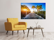 Laden Sie das Bild in den Galerie-Viewer, Leinwandbild Strandweg