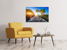 Laden Sie das Bild in den Galerie-Viewer, Leinwandbild Strandweg