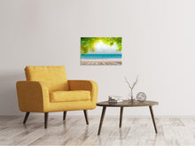 Laden Sie das Bild in den Galerie-Viewer, Leinwandbild Strandterrasse