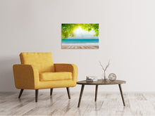 Laden Sie das Bild in den Galerie-Viewer, Leinwandbild Strandterrasse