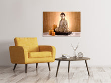 Laden Sie das Bild in den Galerie-Viewer, Leinwandbild Buddha in der Meditation
