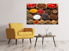 Laden Sie das Bild in den Galerie-Viewer, Leinwandbild Scharfe Gewürze