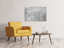 Laden Sie das Bild in den Galerie-Viewer, Leinwandbild Wischtechnik in Grau