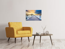 Laden Sie das Bild in den Galerie-Viewer, Leinwandbild Die Brücke ins Meer