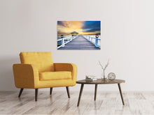 Laden Sie das Bild in den Galerie-Viewer, Leinwandbild Die Brücke ins Meer