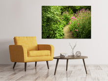 Laden Sie das Bild in den Galerie-Viewer, Leinwandbild Gartenweg