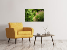 Laden Sie das Bild in den Galerie-Viewer, Leinwandbild Gartenweg