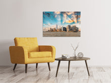 Laden Sie das Bild in den Galerie-Viewer, Leinwandbild Skyline New York from the other Side