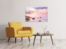 Laden Sie das Bild in den Galerie-Viewer, Leinwandbild Sonnenaufgang am Meer