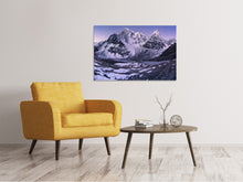 Laden Sie das Bild in den Galerie-Viewer, Leinwandbild Taboche und Cholatse