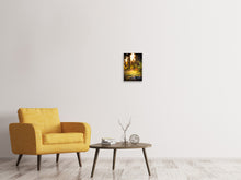 Laden Sie das Bild in den Galerie-Viewer, Leinwandbild Der Wald im Hintergrund