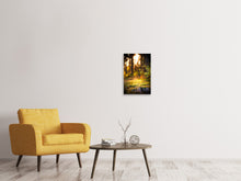 Laden Sie das Bild in den Galerie-Viewer, Leinwandbild Der Wald im Hintergrund
