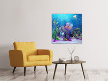 Laden Sie das Bild in den Galerie-Viewer, Leinwandbild Unterwasserschatzsuche