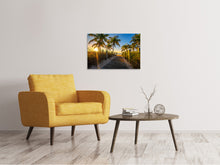 Laden Sie das Bild in den Galerie-Viewer, Leinwandbild Das Strandhaus