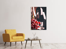 Laden Sie das Bild in den Galerie-Viewer, Leinwandbild Rotwein