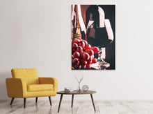 Laden Sie das Bild in den Galerie-Viewer, Leinwandbild Rotwein