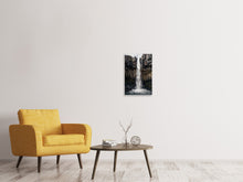 Laden Sie das Bild in den Galerie-Viewer, Leinwandbild Wasserfall Island
