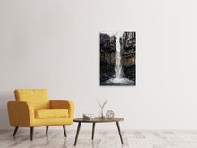 Laden Sie das Bild in den Galerie-Viewer, Leinwandbild Wasserfall Island