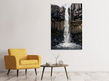 Laden Sie das Bild in den Galerie-Viewer, Leinwandbild Wasserfall Island