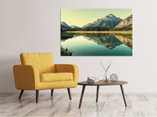 Laden Sie das Bild in den Galerie-Viewer, Leinwandbild Der Bergsee