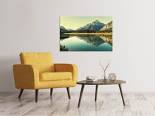 Laden Sie das Bild in den Galerie-Viewer, Leinwandbild Der Bergsee