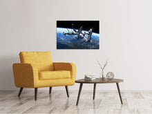 Laden Sie das Bild in den Galerie-Viewer, Leinwandbild Satellit