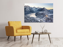 Laden Sie das Bild in den Galerie-Viewer, Leinwandbild Schloss Neuschwanstein im Ammergebierge