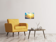 Laden Sie das Bild in den Galerie-Viewer, Leinwandbild Sonnenuntergang über den Wolken