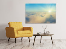 Laden Sie das Bild in den Galerie-Viewer, Leinwandbild Dämmerung über den Wolken