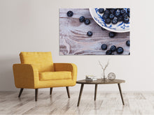 Laden Sie das Bild in den Galerie-Viewer, Leinwandbild Blaubeeren