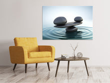 Laden Sie das Bild in den Galerie-Viewer, Leinwandbild Steinbalance