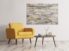 Laden Sie das Bild in den Galerie-Viewer, Leinwandbild Elegante Steinmauer
