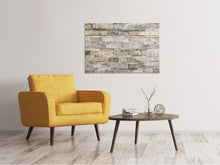 Laden Sie das Bild in den Galerie-Viewer, Leinwandbild Elegante Steinmauer