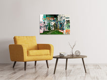 Laden Sie das Bild in den Galerie-Viewer, Leinwandbild Graffiti im Hinterhof
