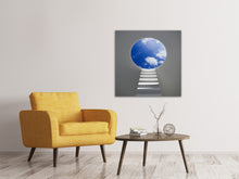 Laden Sie das Bild in den Galerie-Viewer, Leinwandbild Himmelstreppe