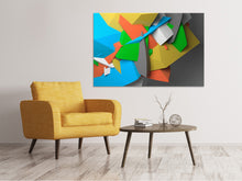 Laden Sie das Bild in den Galerie-Viewer, Leinwandbild 3D-Geometrische Figuren