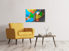 Laden Sie das Bild in den Galerie-Viewer, Leinwandbild 3D-Geometrische Figuren