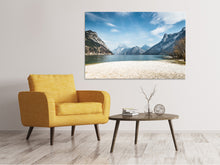 Laden Sie das Bild in den Galerie-Viewer, Leinwandbild Der idyllische Bergsee