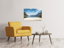 Laden Sie das Bild in den Galerie-Viewer, Leinwandbild Der idyllische Bergsee
