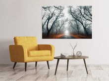 Laden Sie das Bild in den Galerie-Viewer, Leinwandbild Mysteriöse Stimmung im Wald
